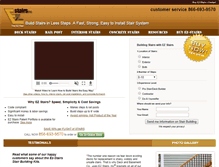 Tablet Screenshot of ez-stairs.com